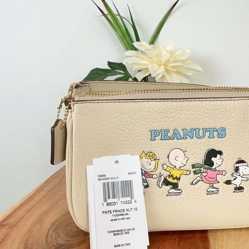 NWT Coach X Peanuts Nolita 19 With Snoopy‎ And Friends Motif - Picture 7 of 11
